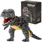 Aigidusansu Jurassic Dinosaur Micro Building Blocks, 1530Pcs Velociraptor Tyrannosaurus Rex Diy Mini Diamond Blocks Bricks Toy D