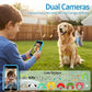 MOMILLA Kids Smart Phone - Dual Camera, 3.97" Touchscreen, 200+ Games, Silicone, Blue, PlaySmart, Ages 3-8, Learning Toy