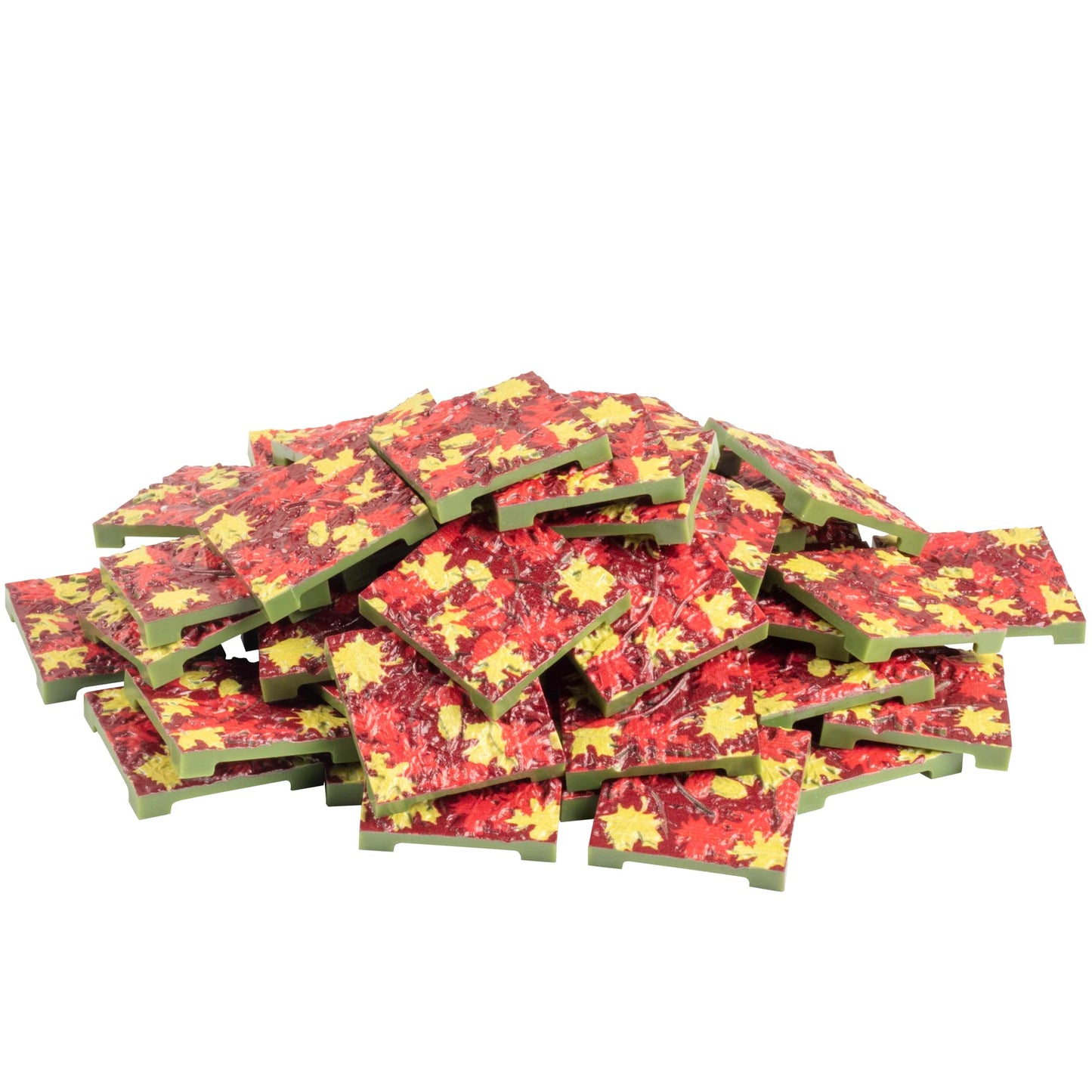 Monster Adventure Terrain- 50Pc Forest Floor Tile Expansion Pack- Painted 1X1 Tile Set- Amazing Tabletop Terrain In Minute- Customize Your D&D And Pathfinder Dungeons Your Way