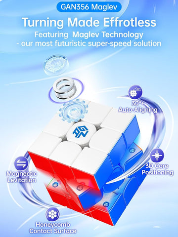 Hellocube Gan 356 M Maglev Frosted 3X3 Speed Cube Flagship Stickerless