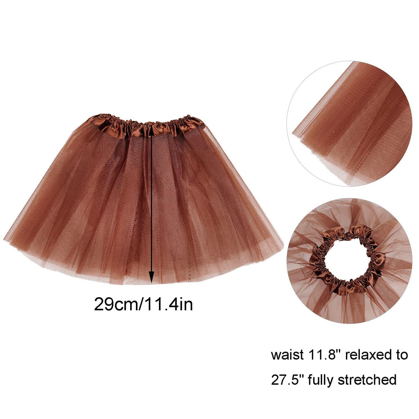 Jmkcoz Monkey Costume Tutu Set  Animal Fancy Dress Costume Kit  Monkey Ear Headband Bowtie Tail Bow Tie for Halloween Cosplay Party Decoration