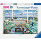 Ravensburger 1000 Piece Jigsaw Puzzle - Beachfront Getaway, Handcrafted Cardboard, Multi Color, Model 12000553, Made in Germany