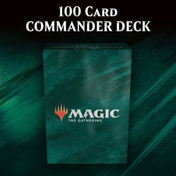Magic: The Gathering Commander 2019 Primal Genesis Deck - 100-Card Green Deck with 3 Foil Commanders, Ready-to-Play