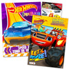 Blaze and The Monster Machines Coloring Book Super Set -- 2 Books Plus Cars Stickers