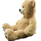 Anico 36 Tall (3 Foot) Big Plush Beige Bear  Stuffed Animal  Teddy Bear with Smiling Face. enhanced Stuffed Toy Teddy Bear  Perfect for Girlfriend  Kids  Valentine's Day  Christmas!