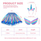 Hifot Unicorn Costume Kids Tutu Skirt For Girls With Unicorn Wings Headband Unicorn Dress For Birthday Outfit Halloween