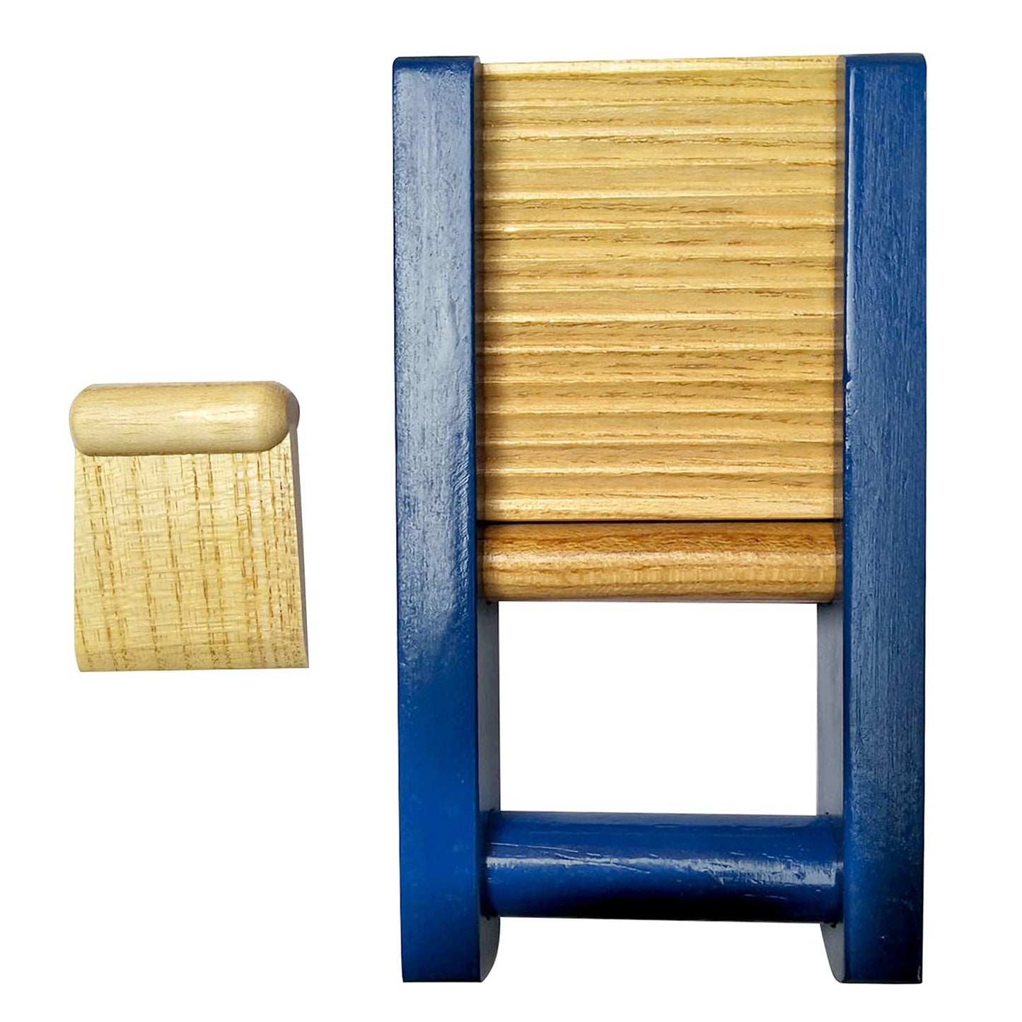 Excluzo Musical Washboard Solid Wood Percussion Instrument Educational Wooden Musical Instrument With Percussion Tool (Wooden Sc