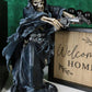 Ebros Gift Gothic Grim Reaper Skeleton Assassin With Dual Pistols Figurine 9' Tall Day Of The Dead Dod Skulls Ossuary Macabre Graveyard Spooky Halloween Death Reapers Decor Statue