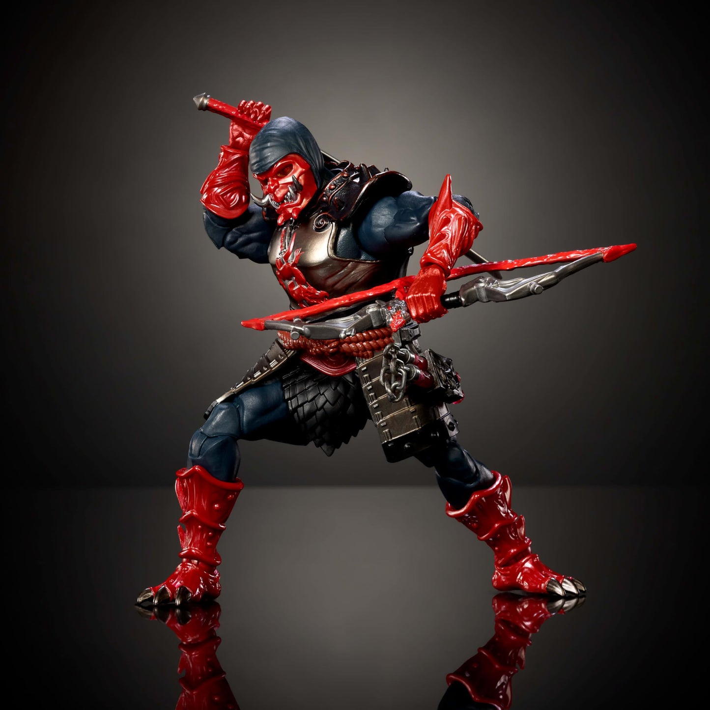 Masters of the Universe Masterverse Action Figure Ninjor  30 Articulations  7-inch Motu Toy  Deluxe Design  protective covering & Weapon Accessories