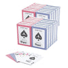 Regal Games - Bulk Playing Cards Set For Adults & Professionals - 24 Standard Decks, Large Print Deck Of Cards - Blackjack, Euchre, Canasta, Poker Cards - Fun & Travel Playing Cards (24 Pack)
