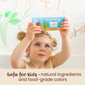 Honeysticks Triangle Bath Crayons Non Toxic (10 Pk) For Toddlers 1-3 And Kids 4-8, Natural Beeswax Crayons, Food-Grade Colors, Fragrance Free, Easy Grip Triangular Shape, Bath Toys For Bathtub, Shower