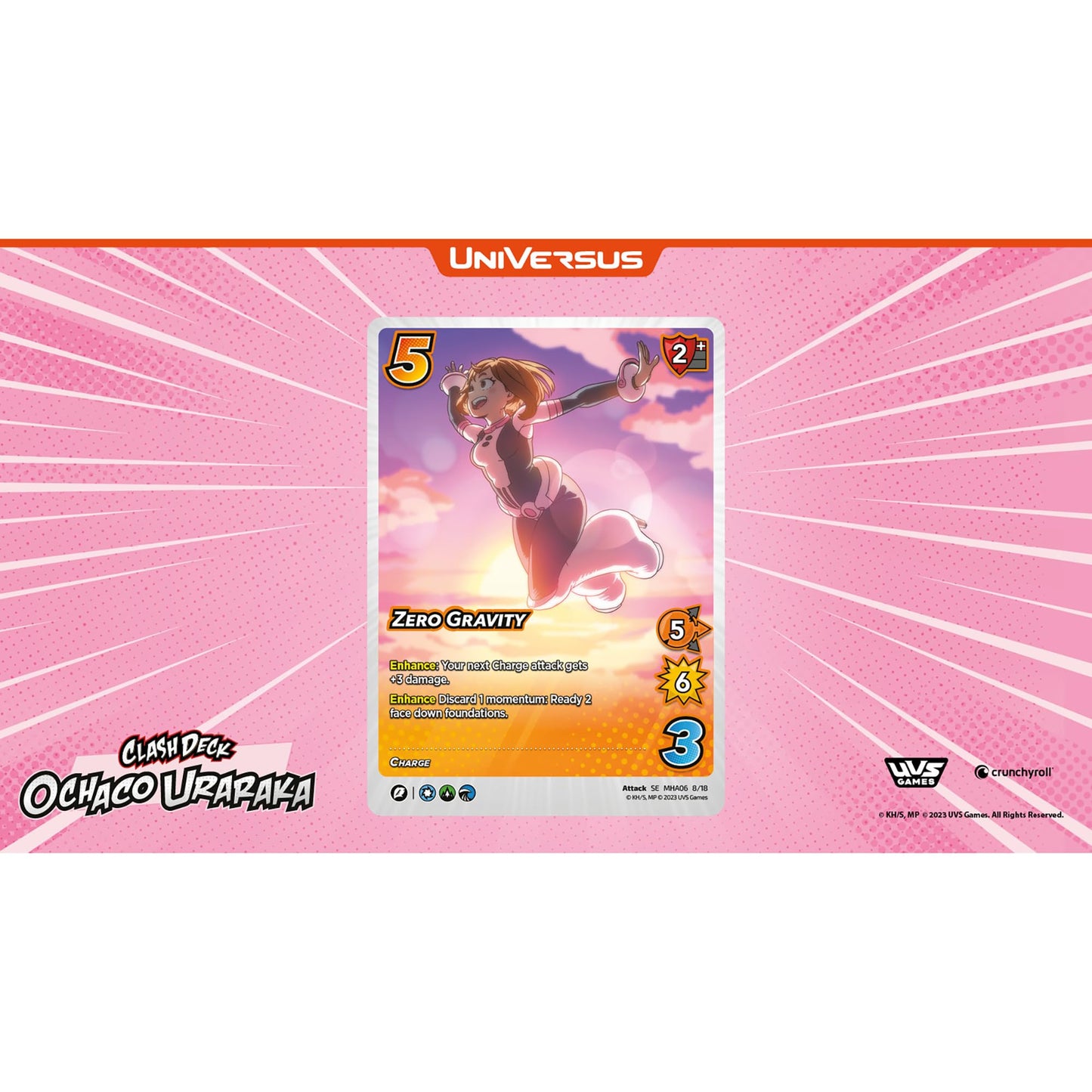 My Hero Academia Collectible Card Game Set 6: Jet Burn Clash Deck Ochaco