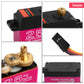 25Kg High Torque Rc Servo Digital Servo Full Metal Gear Waterproof With 2 25T Servo Horn Compatible With 1/6,1/8, 1/10, 1/12 Rc