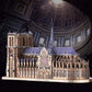 Piececool 3D Metal Puzzles For Adults And Teens, Notre Dame De Paris Church Metal Model Kit, Challenge French Cathedral Brain Te