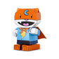 Cubles Pop, Fold, Build, Play - Create A Fun Durable Paperboard Action Figure - From Max Meow - Max, Mindy, Agent M (3 Pack) - Puzzle - Origami - Stem Craft - Great Gift
