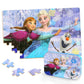 Puzzles For Kids Ages 4-8,Kids Puzzles In A Metal Box,Winter Princess Snowman Puzzles,Kids Boys Girls Learning Educational Puzzl