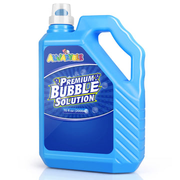 Bubble Solution Refill 70 Oz | Pre-Mix Premium Bubble Refill Solution No Measuring Required | Bubbles For Kids | Bubbles Refills