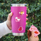 Ohome Valentines Stickers - 180 Pcs Valentines Day Stickers For Kids Classroom School -Vinyl Heart Stickers - Valentines Crafts