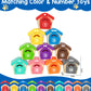 Kmuysl Learning Toys For 1,2,3 Year Old, 20 Pcs Dog Animals Toy, Counting Skill, Color Matching, Christmas Birthday Easter Educational Gift For Baby Toddler Boys Girls Age 12-18 Months