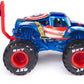 Monster Jam - Original Monster Truck in Marvel Superhero Design, Monster Stunt Action to Play and Collect, Scale 1:64, Ages 3+ (