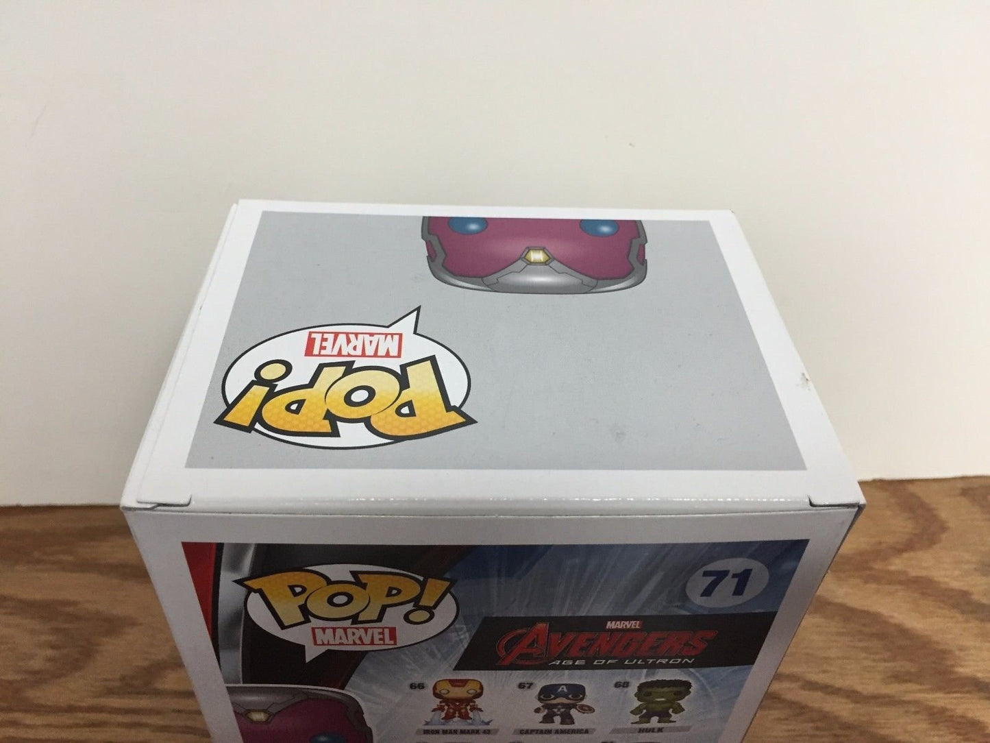 Funko Marvel Avengers Age Of Ultron Pop! Marvel Vision Exclusive 3 3/4' Vinyl Bobble Head #71 [Phasing]