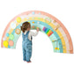 Play Platoon Kids Sensory Wall Panel, Activity Wall Busy Board Toys For Toddlers 1-3, Sensory Board - 64X32 Inch Neutral Wooden