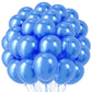 Voircoloria Metallic Blue Balloons, 66Pack 12Inch Chrome Blue Latex Party Balloons For Birthday Baby Shower Graduation Wedding G