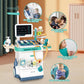 Sotodik Doctor Kit For Kids 28 Accessories Pretend Medical Station Set Mobile Cart With Lights,Thermometer, Stethoscope And Doct