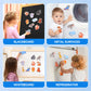 JoyCat Wooden Fridge Magnets for Toddlers - 10 Cute Zoo Animals - Full Back Magnetic Toddler Magnets, Large Refrigerator Baby To