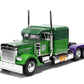 Jada Hollywood Rides 1:24 Scale Die-Cast 1992 Peterbilt 379 Big Rig Box Hulk Edition - Opening Doors, Rubber Tires, Detailed Int