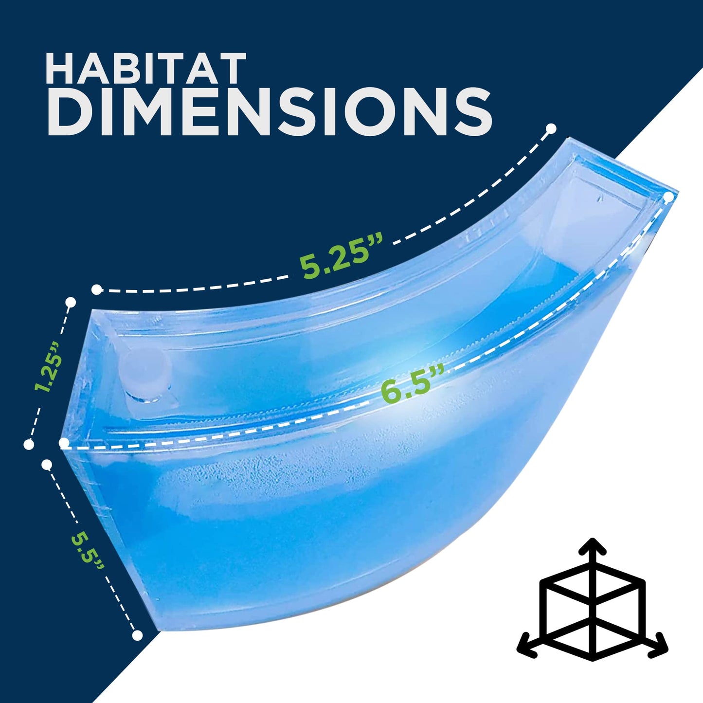 Evviva Ant Habitat W/Led Light. Enjoy A Magnificent Habitat. Great For Kids & Adults. Evviva Ant Ecosystem W/Enhanced Blue Gel.