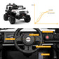 OTTARO 12V Ride on Cars Truck Electric Car for Kids,12V Battery Powered Vehicle with Remote Control, MP3,LED Lights, Spring Susp