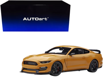 Ford Mustang Shelby Gt-350R Orange Fury Metallic 1/18 Model Car By Autoart