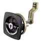 Perko Black Flush Lock - 2.5 x 2.5 w/Offset Cam Bar &amp; Flexible Polymer Strike