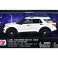 2022 Ford Police Interceptor Utility Plain White inchLaw Enforcement and Public Serviceinch Series 1/43 Diecast Model Car by Motormax