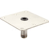 Attwood SWIVL-EZE 7x7 Lock'N-Pin Zinc Plated Steel 3/4 Pin Base