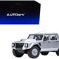 Lamborghini LM002 Argento Silver Metallic with White Interior 1/18 Model Car by Autoart