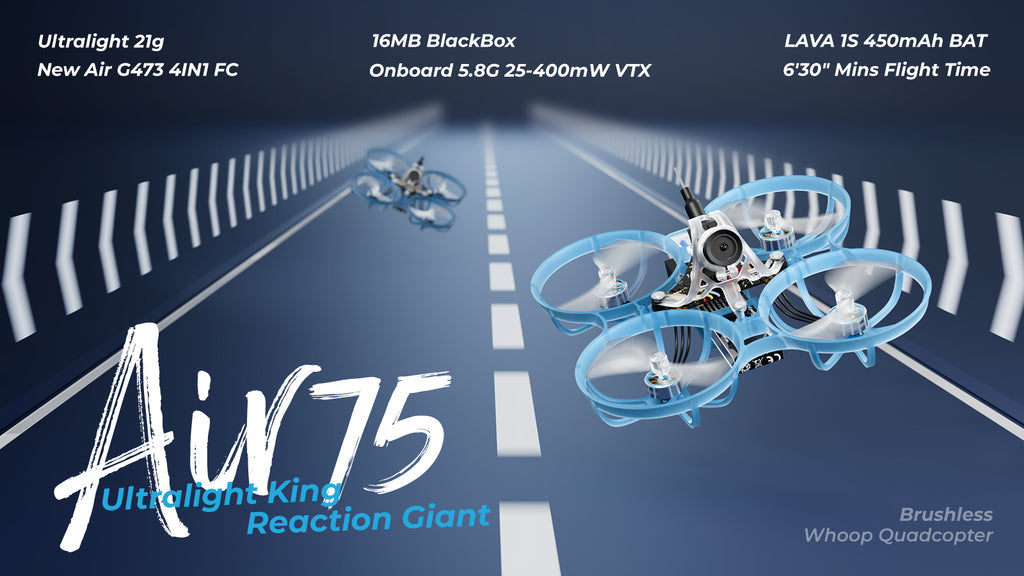 BETAFPV Air75 Brushless Whoop Quadcopter ELRS 2.4G Matrix FC 5 in 1 with C03 Camera Whoop Drone
