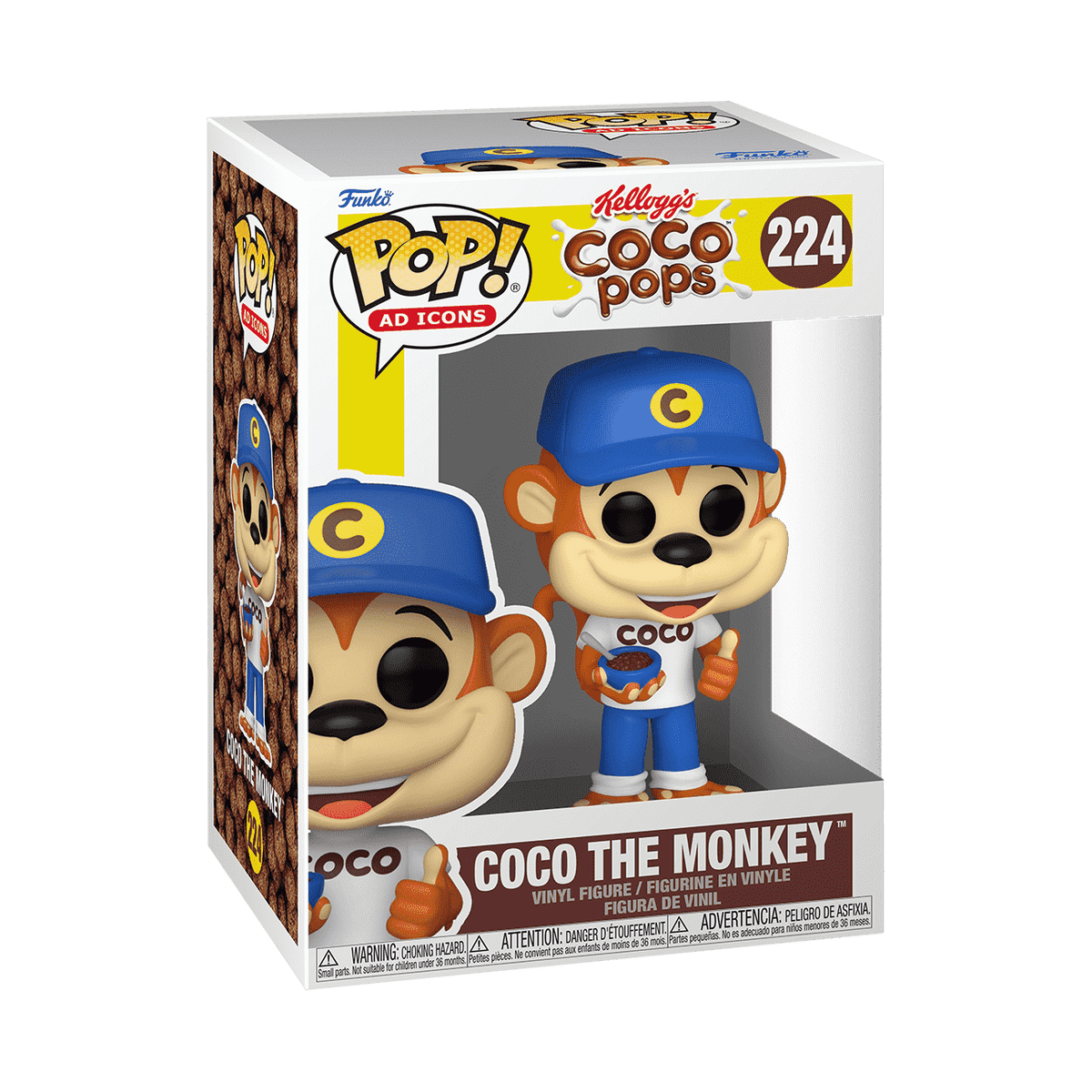 Coco The Monkey #224 Funko Pop! Ad Icons Kelloggs Coco The Monkey