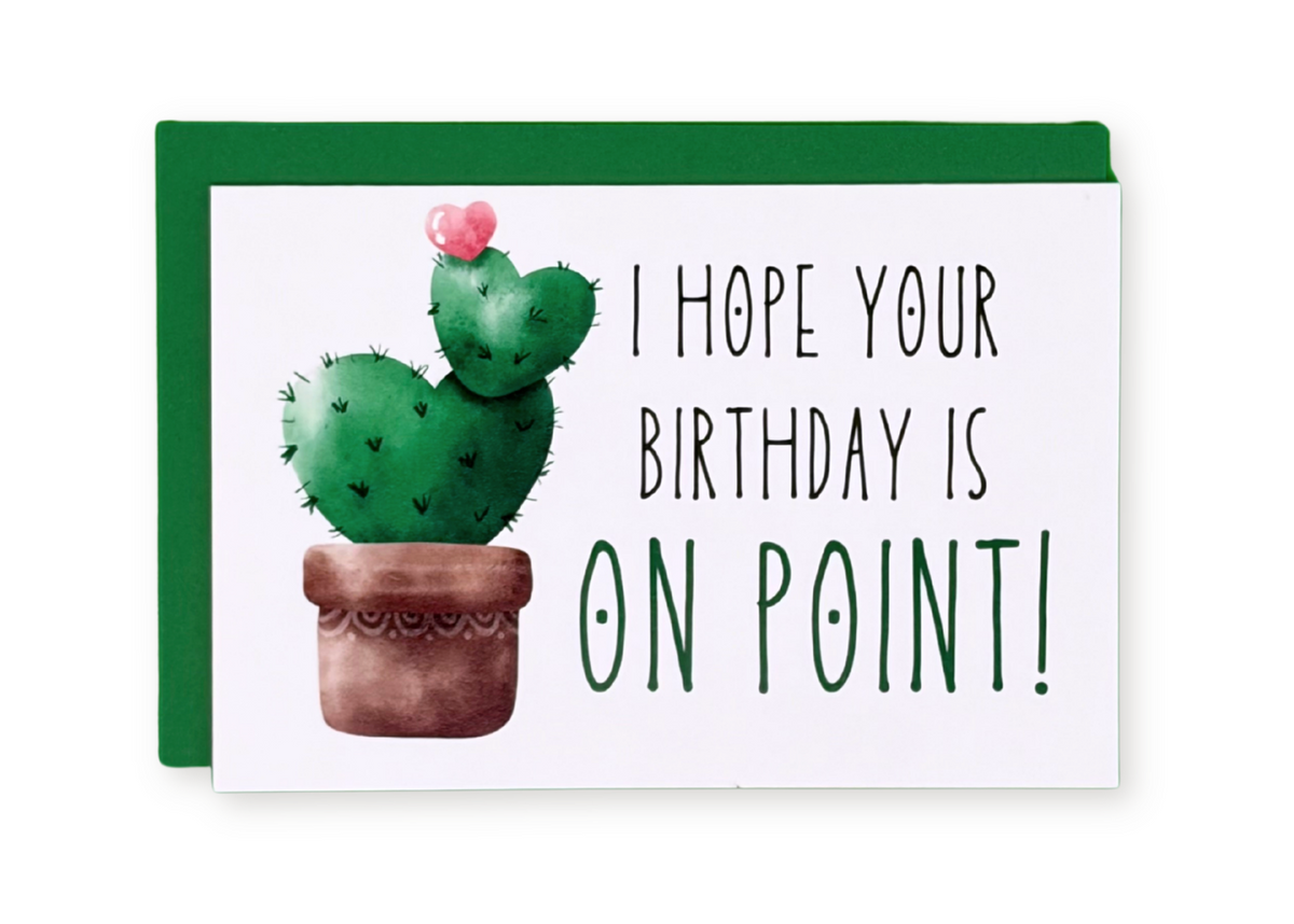 On Point Birthday Greeting Card