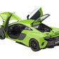 Mclaren 675Lt Napier Green With Black Wheels 1/18 Model Car By Autoart