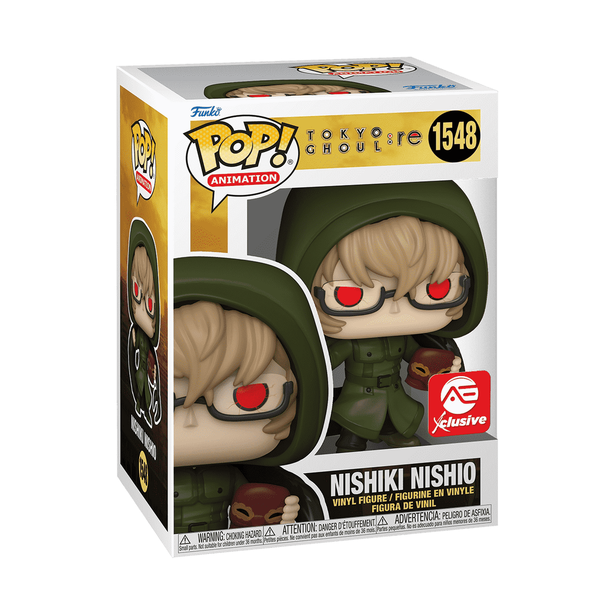 Tokyo Ghoul Nishiki Nishio Funko Pop! Vinyl Figure #1548 Alliance Entertainment Exclusive