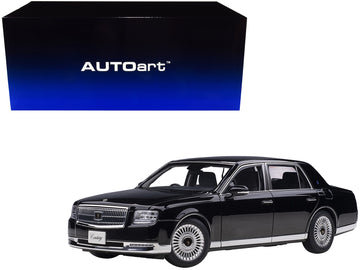 Toyota Century Rhd (Right Hand Drive) Black 1/18 Model Car By Autoart