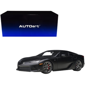 Lexus LFA Matt Black 1/18 Model Car by Autoart