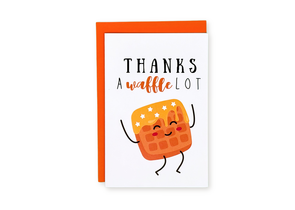 Thanks a Waffle Lot! Greeting Card