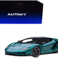 Lamborghini Centenario Verde Artemis / Green Metallic With Carbon Top 1/18 Model Car By Autoart