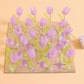 Tulip Mirror LED Night Light - Purple