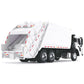 First Gear Mack LR Truck with McNeilus Meridian Rear Load Body, Metal Construction, White Color