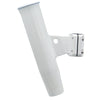 C.E. Smith Aluminum Vertical Clamp-On Rod Holder 1-5/16 OD White Powdercoat w/Sleeve
