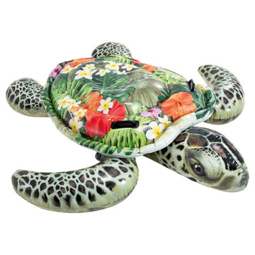 Intex Multicolored Vinyl Inflatable Sea Turtle Ride-On Pool Float, (Pack Of 1)